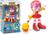 Boneco Action Figure Sonic The Hedgehog c/ acessórios - Just Toys Amy, Jt