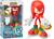 Boneco Action Figure Sonic The Hedgehog c/ acessórios - Just Toys Knuckles, Jt