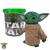 Boneco Baby Yoda Star Wars Figure + Caneca Personalizada Verde