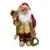 Boneco Enfeite Decoração Papai Noel Casaco Veludo Luxo 30cm Vermelho