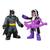 Boneco Imaginext Batman e Huntress Mattel Preto