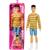 Boneco Ken - Barbie Fashionistas - Mattel 175, Ken moreno camisa listrada