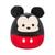 Boneco Pelúcia Squishmallow Disney Super fofo Sunny Mickey mouse