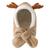 Bonito veado elk antlers crianças chapéu cachecol de uma peça inverno quente macio pelúcia proteger pescoço orelha chapéu do bebê criança gorro à prov Marrom