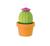Borracha cactus laranja