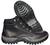 Bota Trabalho Segurança Botina Em Couro Resistente Sapato Elástico Preto latego