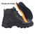 Bota Adventure Coturno Couro Ligitimo Esportes Radicais Confortavel Preto