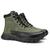 Bota Adventure Couro Masculina Amarração Leve Confortável Verde