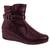 Bota Anabela Feminina Cano Baixo Mooncity 71104 Original Marrom