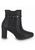 Bota Ankle Boot Chelsea Piccadilly Salto Grosso 130223 Preto Preto