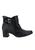 Bota Ankle Boot Chelsea Piccadilly Salto Grosso 654035 Preto Preto