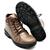 Bota Botina Coturno Adventure Couro 750 Caramelo