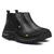 Bota Botina Masculino Adventure Couro Legítimo Palmilha PU Anatômica Gel S10 Preto