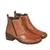 Bota Botinha Infantil Feminina Country Cano Curto Estilo Texana MARROM QUADRADO