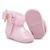 Bota Botinha Infantil Menina Baby Pequena Dama Confortável Do 14 Ao 19 Botinha rosa
