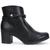 Bota Cano Curto Dakota G9641 Salto Bloco Feminino Preto