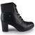 Bota Cano Curto Salto Alto Mississipi Feminina MI721 Preto