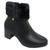 Bota Cano Curto Salto Grosso Modare 7072.105 Preta Preto