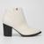 Bota Cano Curto Via Uno Mestiço Feminina Off white