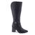 Bota cano longo Ramarim 22-95104 salto médio 6cm bloco preta Preto