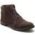 Bota Casual Masculina Cano Curto Cadarço Moderna Conforto Marrom