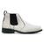 Bota Chelsea Casual Botina Confortável Masculino Off white