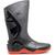 Bota chuva impermeável moto motociclista motoboy motoqueiro motosafe cano preto solado vermelho c/forro Vermelho