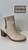 Bota Comfortflex Feminina Cano Baixo Com Salto Off white