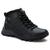 Bota Coturno Adventure Trilha Casual Masculina Conforto Preto