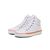 bota coturno botinha feminina tenis snaker cano curto confortavel 34 ao 44 Dn dr01 couro branco