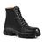 Bota Coturno Cano Curto Solado Tratorado Feminina C0ur0 9101 Preto9101