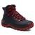 Bota Coturno Estilo Militar Motociclista Via Livre N7 Black Preto, Vermelho