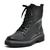 Bota Coturno Feminina Cadarço Via Marte 089-001 Preto