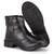 Bota Coturno Feminina Cano Curto Social Casual Preto