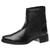 Bota Coturno Feminino Cano Médio Casual Salto Baixo Estilo Confortável Preto