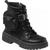 Bota Coturno Infantil Menina Com Zíper E Bolsinha Ref 13120 Preto