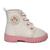 Bota Coturno Infantil Menina Molekinha 2126.525 Branco off