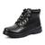 Bota Coturno Masculina Couro Original Ideal para Esportes Preto