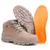 Bota Coturno Masculino Couro Schiareli 970 Cano Curto Adventure Areia