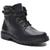 Bota Coturno Masculino Em Couro Rustico TrilhasETrabalho 024 Preto