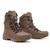 Bota Coturno Militar Acero Couro Masculino Macio Resistente Marrom