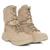 Bota Coturno Mithos 100% Couro Resistente Tática Militar Desert, Areia