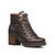 Bota Coturno Pegada Feminino em Couro 281329 Marrom