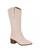 Bota country cano alto feminino adulto Creme