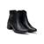 Bota country feminina texana cano curto coturno couro legitimo confortavel 33 ao 40 Fl 7010 preto