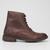 Bota Couro Coturno John John Derby Camel Masculina Marrom claro