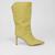 Bota Couro Country Santa Lolla Salto Alto Feminina Amarelo