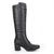 Bota dakota feminina cano longo com ziper g8091 Almeria preto, Almeria preto, Almeria preto