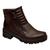 Bota Dakota G5653 Salto Grosso Tratorado Cano Baixo Ziper Feminino Cafe