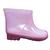 Bota de Chuva Infantil Unissex Menino ou Menina Galocha Rosa brilhante